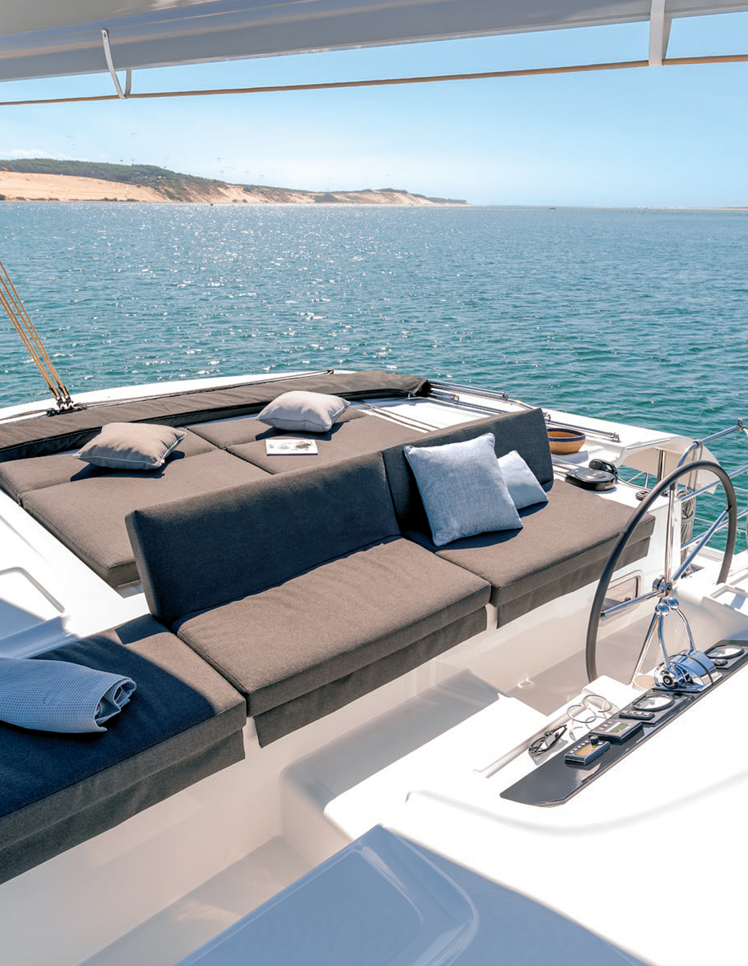 Flybridge deck view